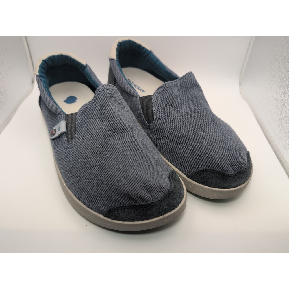 satorisan kung fu cotton vintage Navy Size 43 Mens US 9.5 Beach Relaxed
